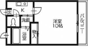 マリベール土橋 303の間取り画像