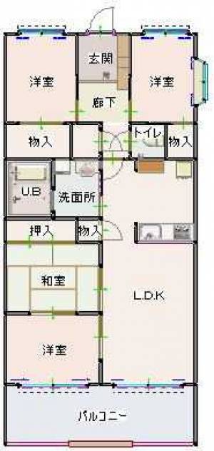 ラベンダーヒルズ 1101の間取り画像