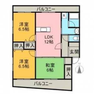 馬渕マンション 201の間取り画像