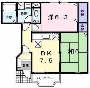 アブニ-ルSadaoka 102の間取り画像