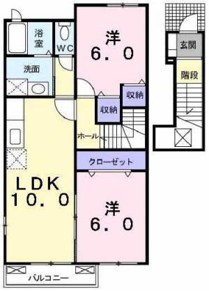 アビオン・ド・ヌーベルB 203の間取り画像