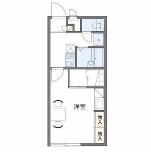 レオパレスヴィブレJK 203の間取り画像