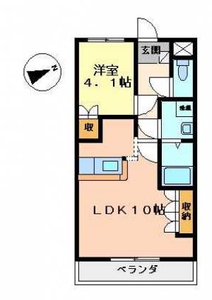 イーストリバー2 202の間取り画像