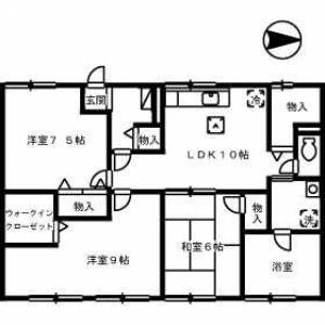 アンシャンテ川之江A棟 102の間取り画像