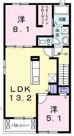 ラルーチェC 202の間取り画像