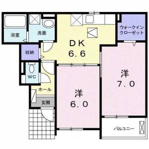 フェアリー政枝A 102の間取り画像