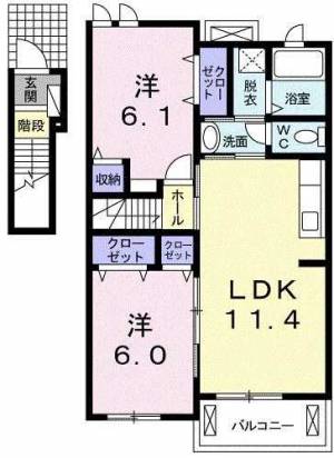 ネオタウンB 203の間取り画像