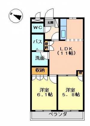 プルミエールie 105の間取り画像