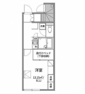 レオパレスショコラ 101の間取り画像