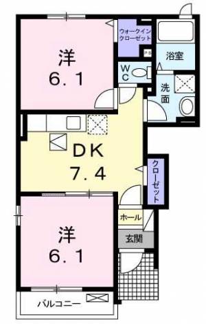 サンリットレジデンスA 101の間取り画像