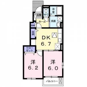 ジュネス・SOGOE 101の間取り画像