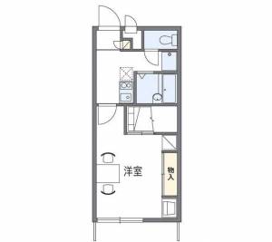 レオパレスエスペランサ2002 104の間取り画像