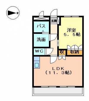 エスタージ・ヒルズ2番館 102の間取り画像