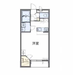 レオパレスルチューレ 204の間取り画像