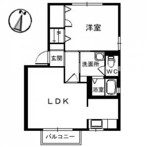 シャーメゾン本郷 102の間取り画像