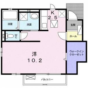 ラルーチェA 103の間取り画像