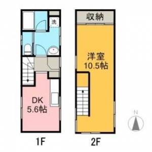 サンフォーレ中須賀 2の間取り画像