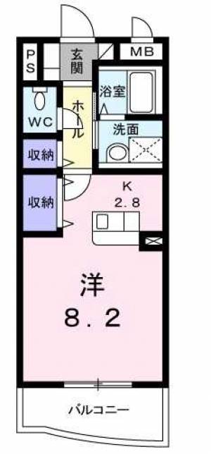 スカイルシパー 102の間取り画像