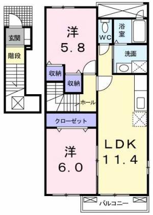 カルトナージュ 201の間取り画像