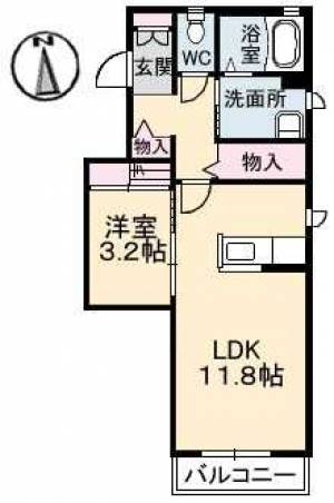 シャーメゾンWe-II 101の間取り画像