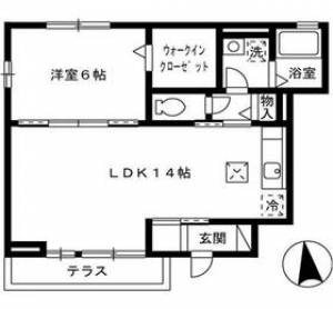 ヴェルドミール 103の間取り画像