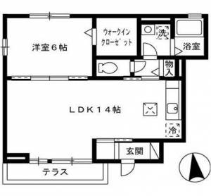 ヴェルドミール 103の間取り画像