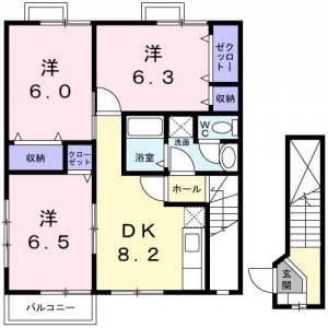 ファミール光葉ⅡB棟 201の間取り画像