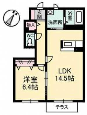 タウン表参道C棟 110の間取り画像