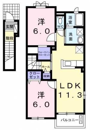 ニューカレントB 201の間取り画像