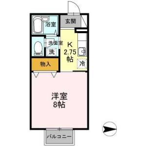 アベニューハタダⅢ 305の間取り画像