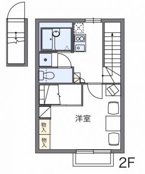 レオパレス石鎚 204の間取り画像