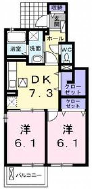 イオラニ23B 101の間取り画像