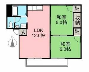 メゾン・ド・東雲A 202の間取り画像