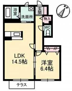 タウン表参道C棟 108の間取り画像