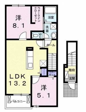 モンテラガッツァ 202の間取り画像