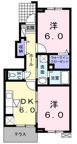 ブルーマーリンD 103の間取り画像