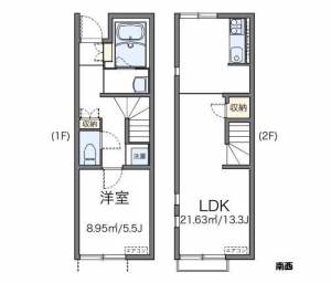 シャムロック 106の間取り画像