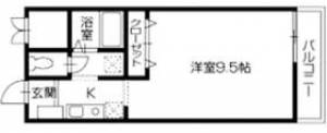 フォブール巴 103の間取り画像