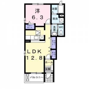 サンヴィレッジ豊岡2 101の間取り画像