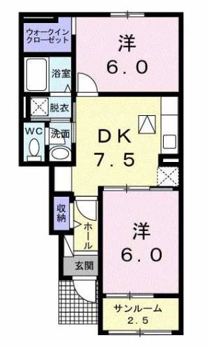 ストロベリー・SAMA 103の間取り画像