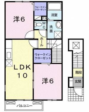 フィオーレA 201の間取り画像