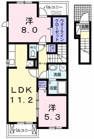 ベル・ブローテC 205の間取り画像