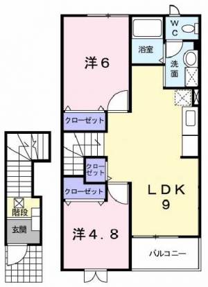 サンフラワー・ヒルズD 203の間取り画像