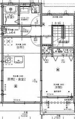 ベルリード一忠Ⅰ棟 202の間取り画像