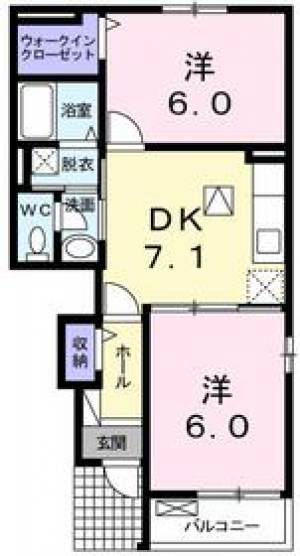 ネオタウンA 105の間取り画像