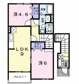 ベルメゾン 202の間取り画像