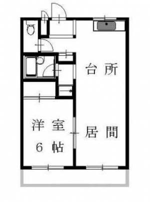 グラッドハウス庄内 202の間取り画像