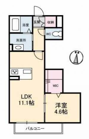 シャーメゾン琴 202の間取り画像