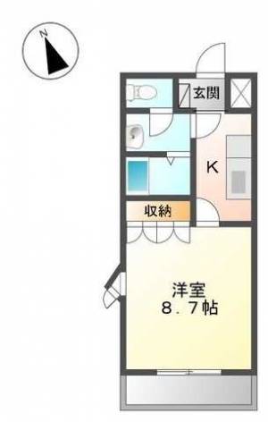 アヴェニール弐番館 208の間取り画像