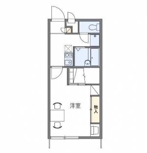 レオパレス中萩 103の間取り画像